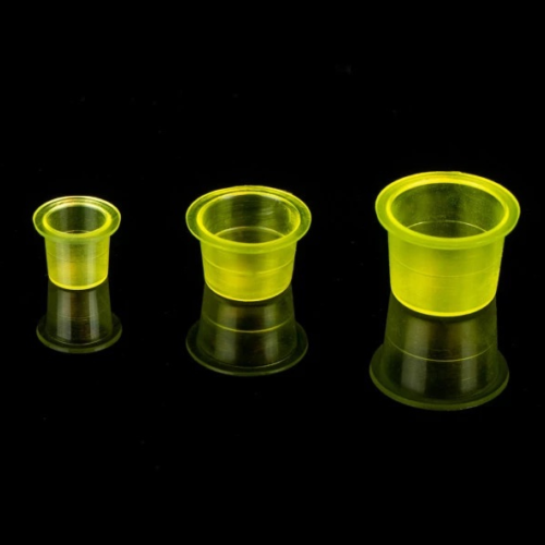 unistar-yellow-clear-ink-cups-disposable-500pcs-tattoo-ink-swedish-tattoo-supply-spicycollective-spicytattoosupplies.se