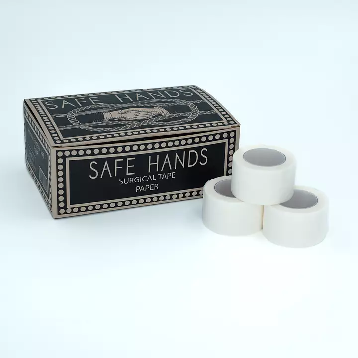 safehands-surgical-paper-tape-hygiene-disposable-aftercare-spicycollective-swedish-tattoo-supply-spicytattoosupplies..se