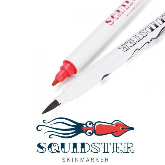 squidster-red-sterile-Tattoo-marker-swedish-tattoo-supply-killerink-spicycollective-spicytattoosupplies.se