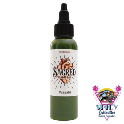sacred-ink-wasabi-2oz-full-set-color-palette-artistic-color-real-pigment-texas-hand-made-by-adam-everett-swedish-tattoo-supply-spicycollective-logo-spicytattoosupplies.se