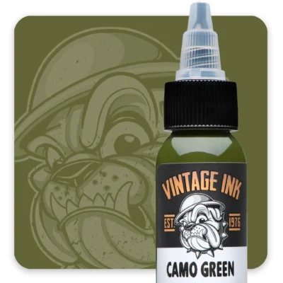 eternal-ink-vintage-series-camo-green-palette-artistic-1oz-30ml-color-real-pigment-swedish-tattoo-supply-spicycollective-logo-spicytattoosupplies.se