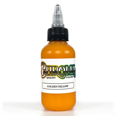 chroma-artist-series-golden-yellow-2oz-1oz-logo-powder-pigment-swedish-tattoo-supply-spicytattoosupplies.se