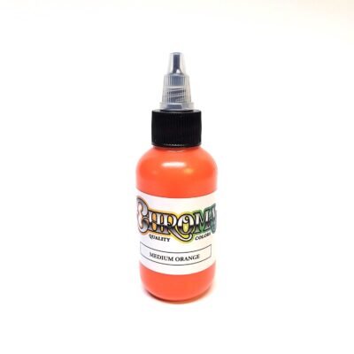 chroma-artist-series-medium-orange-2oz-1oz-logo-powder-pigment-swedish-tattoo-supply-spicytattoosupplies.se