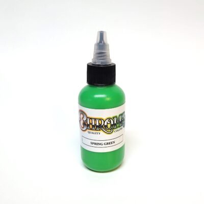 chroma-artist-series-spring-green-2oz-1oz-logo-powder-pigment-swedish-tattoo-supply-spicytattoosupplies.se