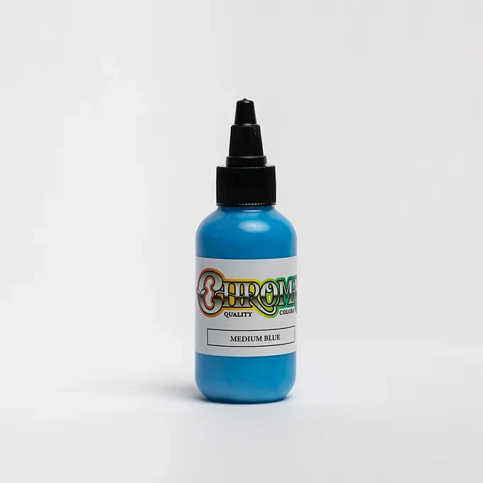 chroma-artist-series-medium-blue-2oz-1oz-logo-powder-pigment-swedish-tattoo-supply-spicytattoosupplies.se