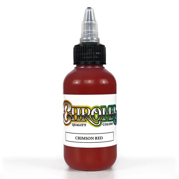 chroma-artist-series-crimson-red-2oz-1oz-logo-powder-pigment-swedish-tattoo-supply-spicytattoosupplies.se