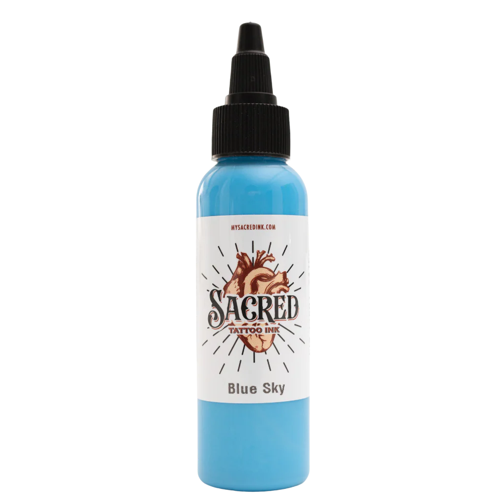 sacred-ink-blue-sky-2oz-full-set-color-palette-artistic-color-real-pigment-texas-hand-made-by-adam-everett-swedish-tattoo-supply-spicycollective-logo-spicytattoosupplies.se