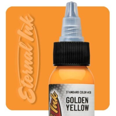 eternal-ink-golden-yellow-palette-artistic-1oz-color-real-pigment-swedish-tattoo-supply-spicycollective-logo-spicytattoosupplies.se