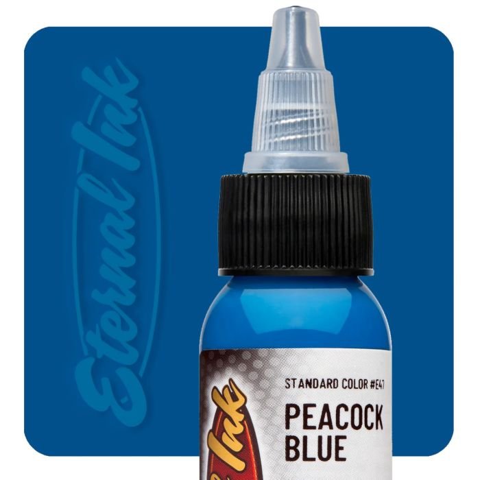eternal-ink-peacock-blue-palette-artistic-1oz-30ml-color-real-pigment-swedish-tattoo-supply-spicycollective-logo-spicytattoosupplies.se