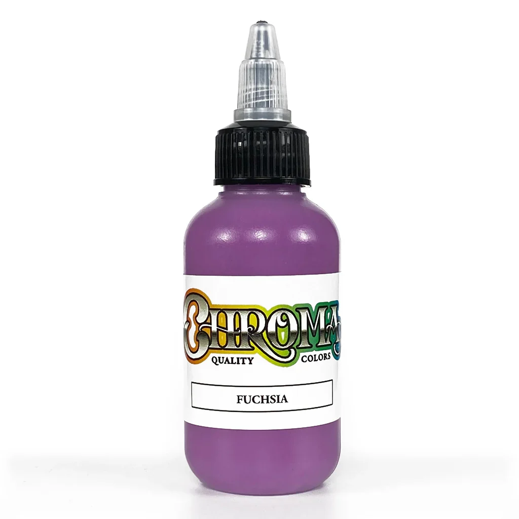 chroma-artist-series-fuchsia-2oz-1oz-logo-powder-pigment-swedish-tattoo-supply-spicytattoosupplies.se