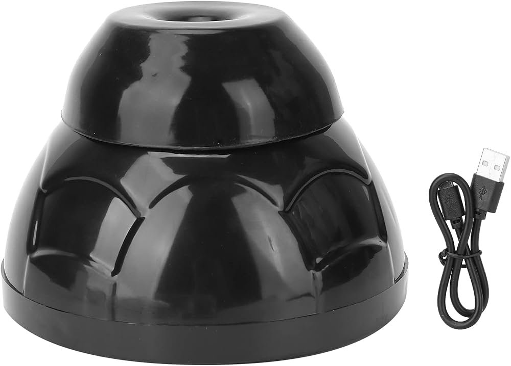 Tattoo ink shaker, black dome shaker with USB cable