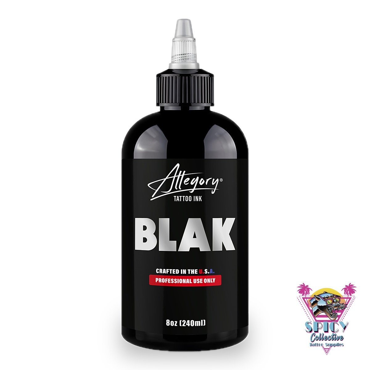 Allegory Blak Drawing Ink, svart flaska 8 oz (240 ml)