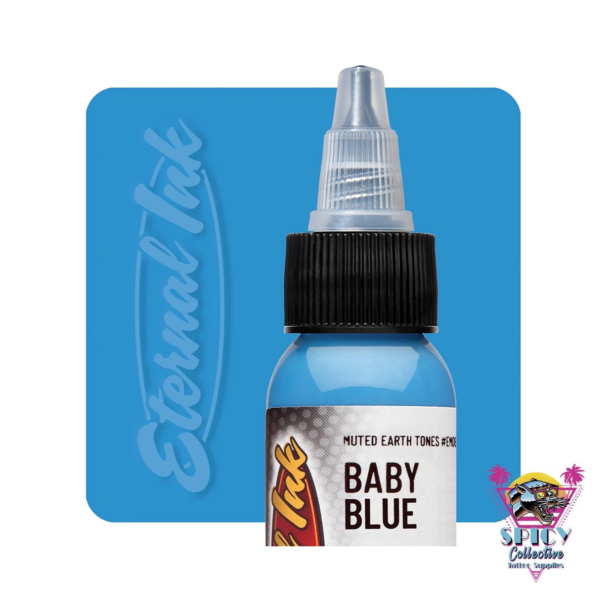 Eternal Ink Baby Blue – artist paint, not for tattooing