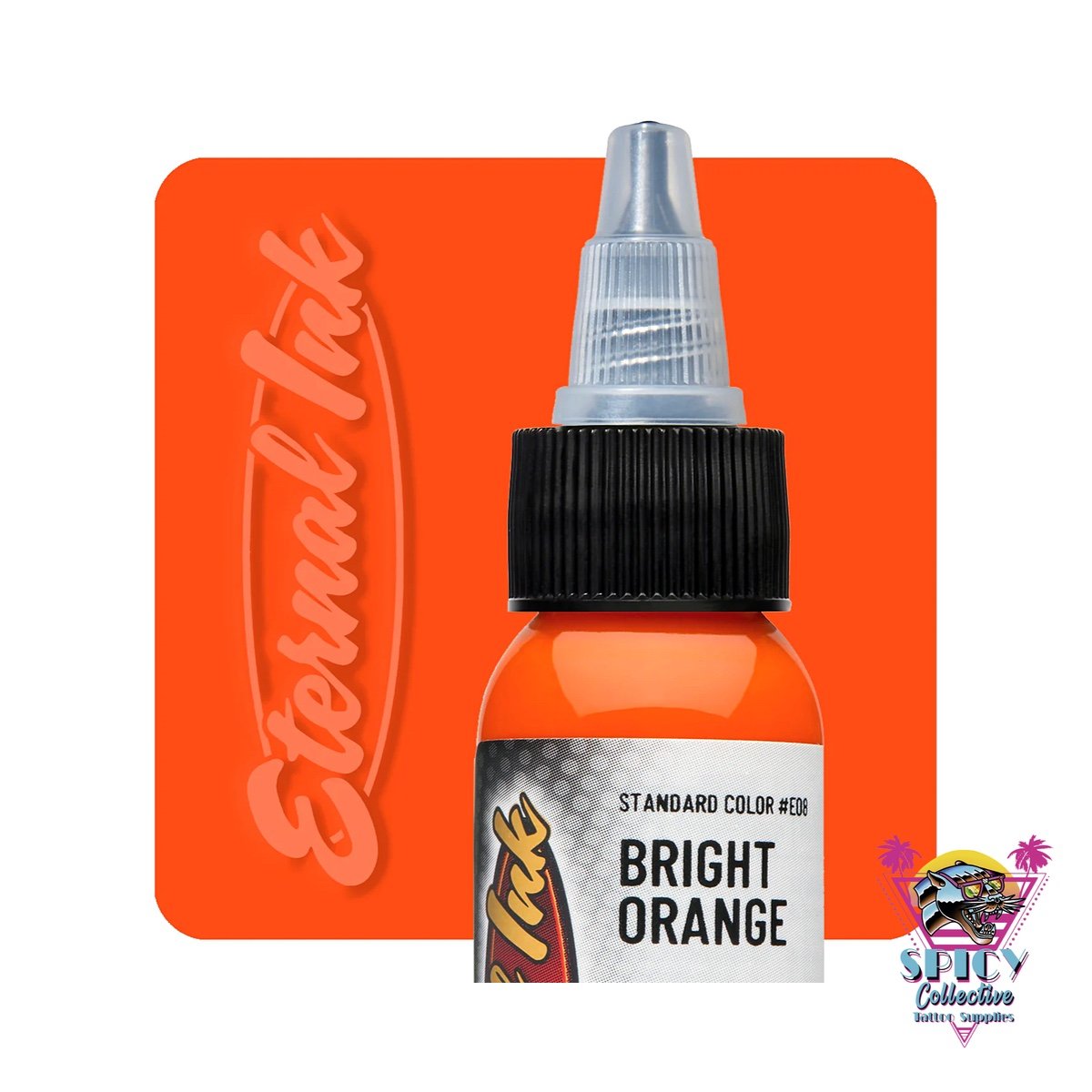 Eternal Ink Bright Orange – artist paint, not for tattooing