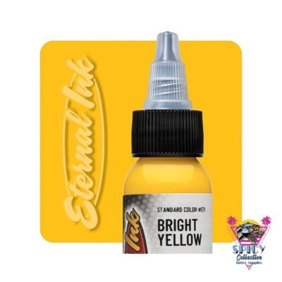 Eternal Ink Bright Yellow – artist paint, not for tattooing
