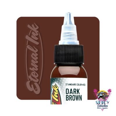 Eternal Ink Dark Brown – artist paint, not for tattooing