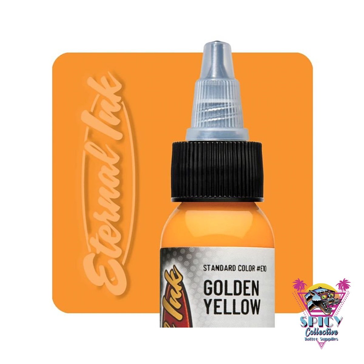 Eternal Ink Golden Yellow – artist paint, not for tattooing