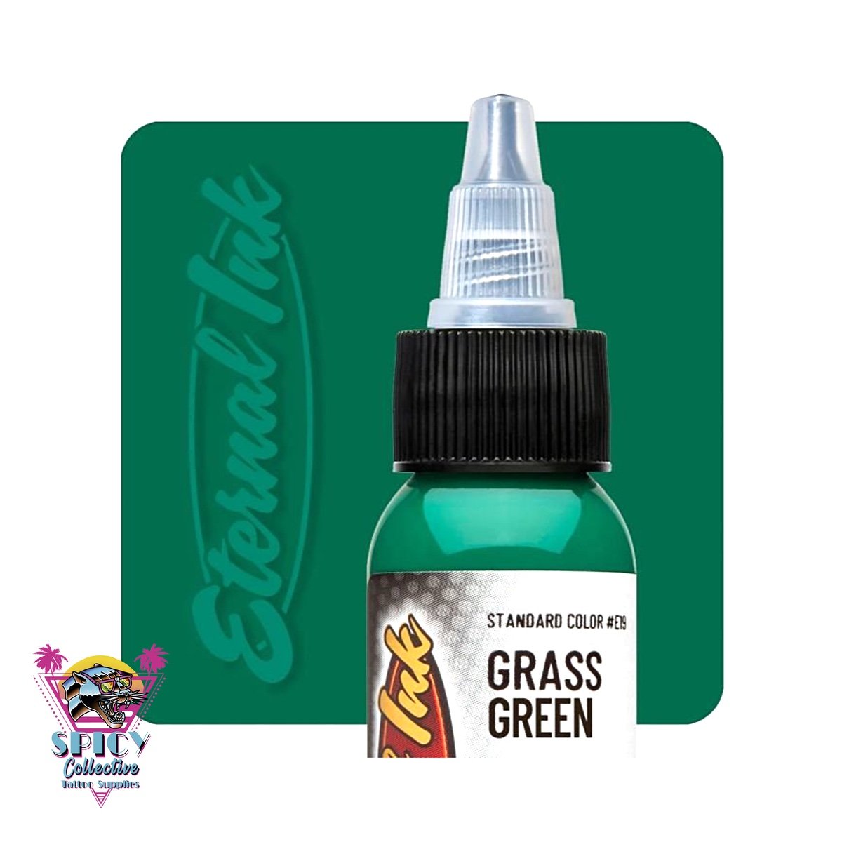 Eternal Ink Grass Green – artist paint, not for tattooing