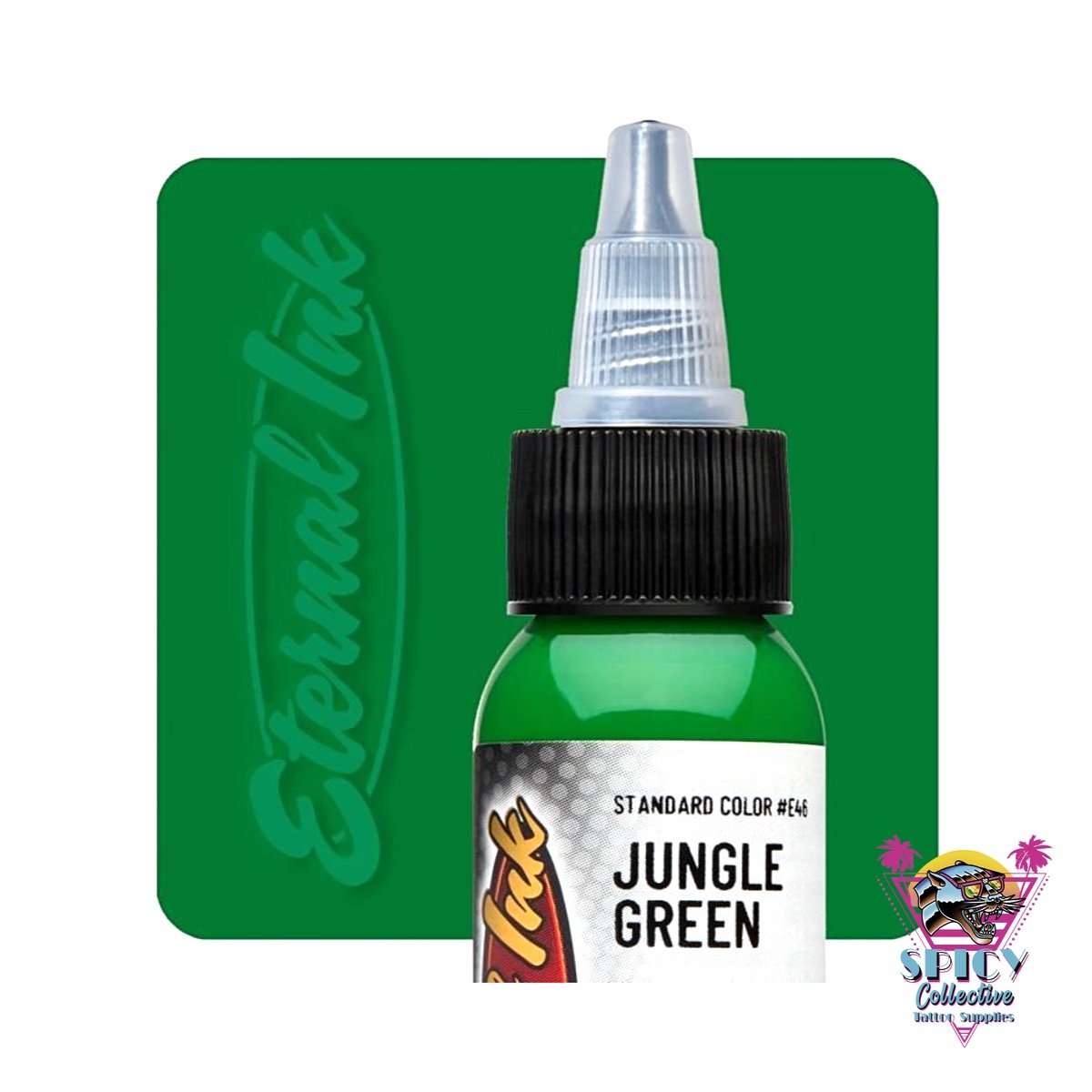 Eternal Ink Jungle Green – artist paint, not for tattooing