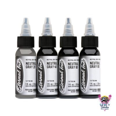 Eternal Ink Neutral Grey Set – artist paint, not for tattooing