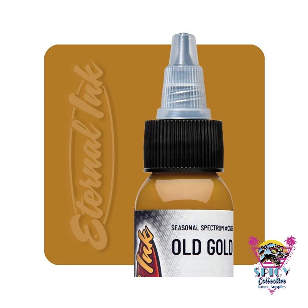 Eternal Ink Old Gold – artist paint, not for tattooing