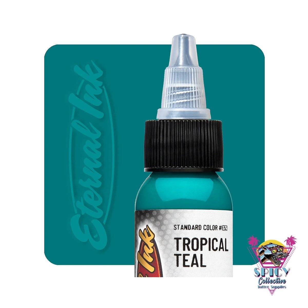Eternal Ink Tropical Teal – artist paint, not for tattooing