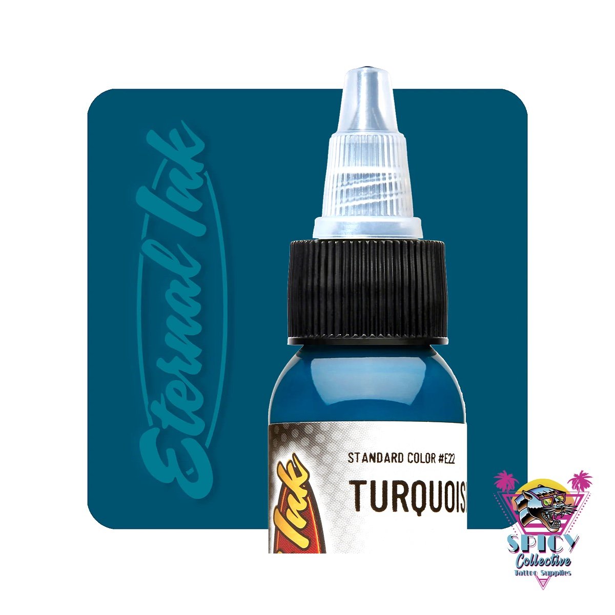 Eternal Ink Turquoise – artist paint, not for tattooing