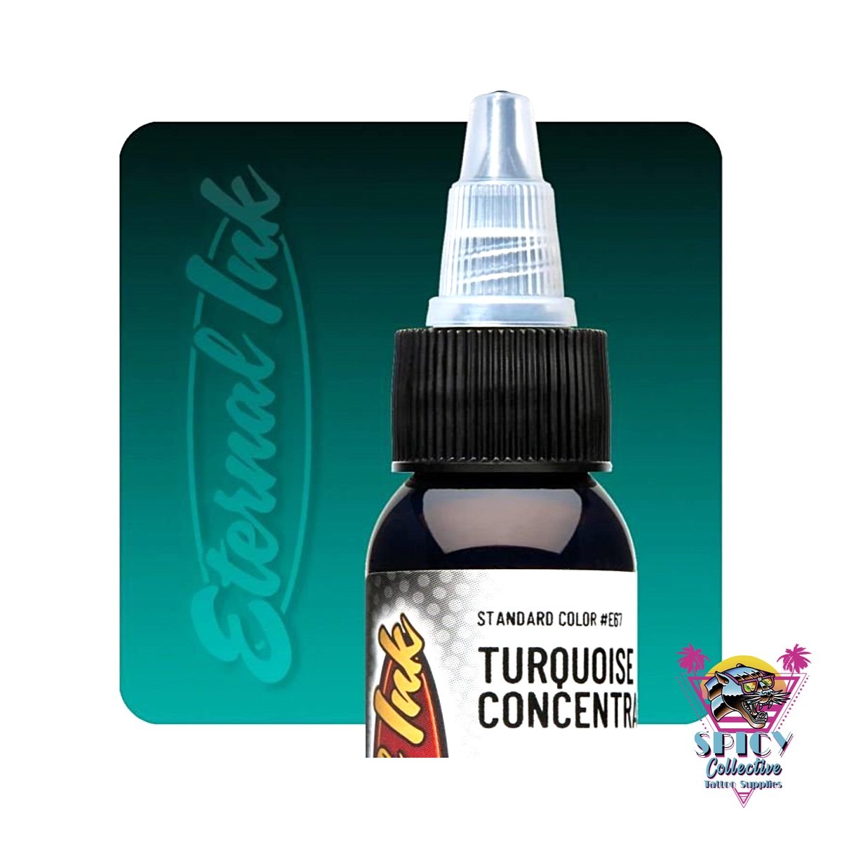 Eternal Ink Turquoise Concentrate – artist paint, not for tattooing