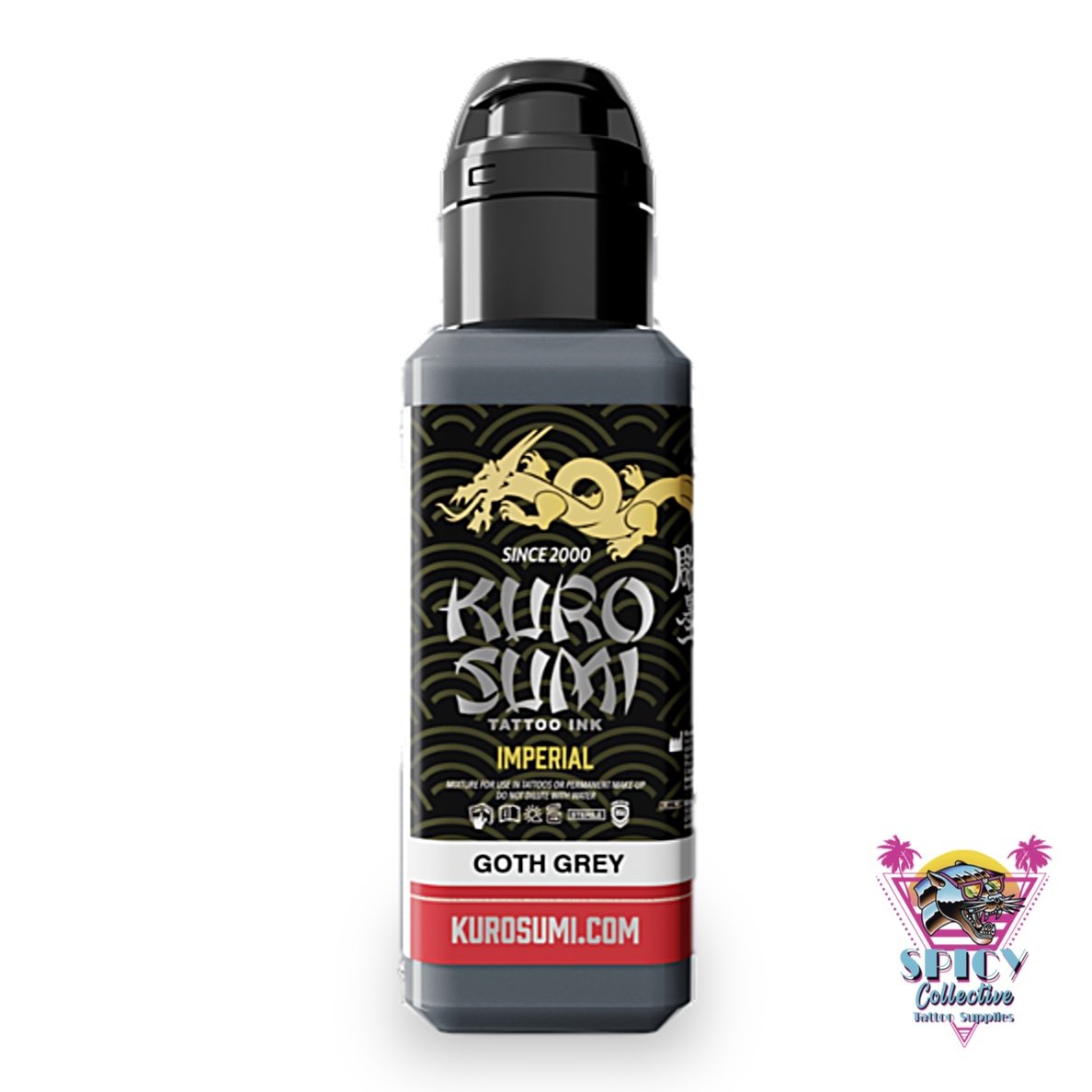 Kuro Sumi Imperial Goth Grey – tattoo ink