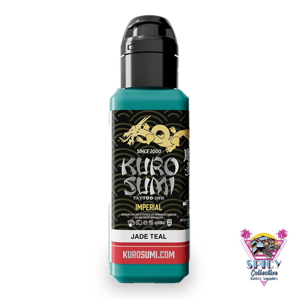 Kuro Sumi Imperial Jade Teal v2 – tattoo ink