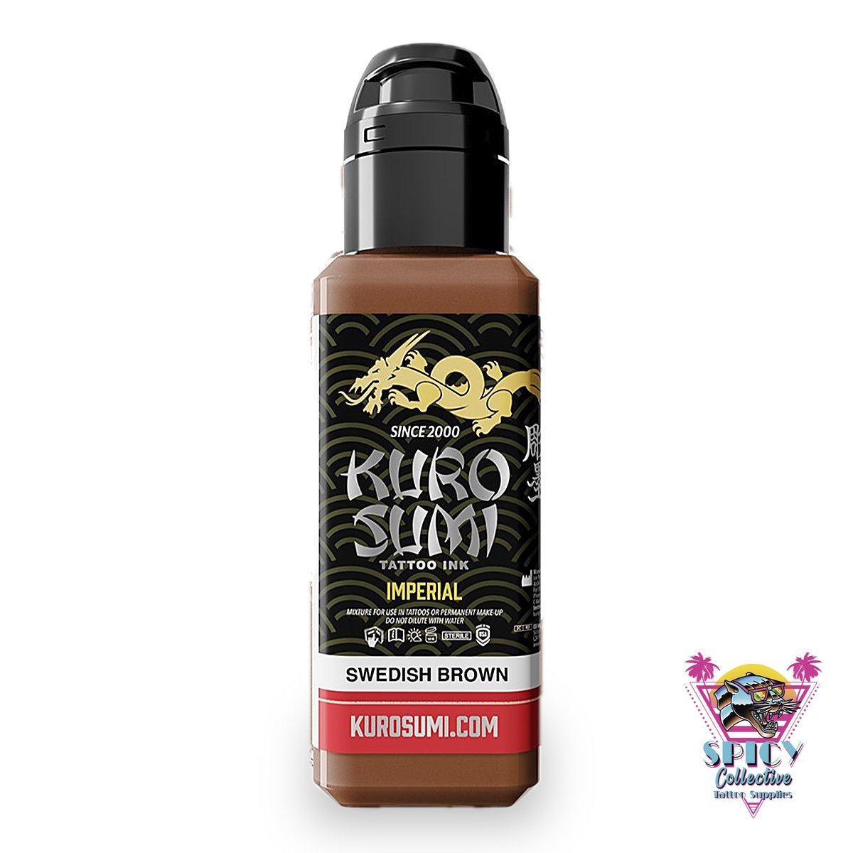 Kuro Sumi Imperial Swedish Brun – tattoo ink