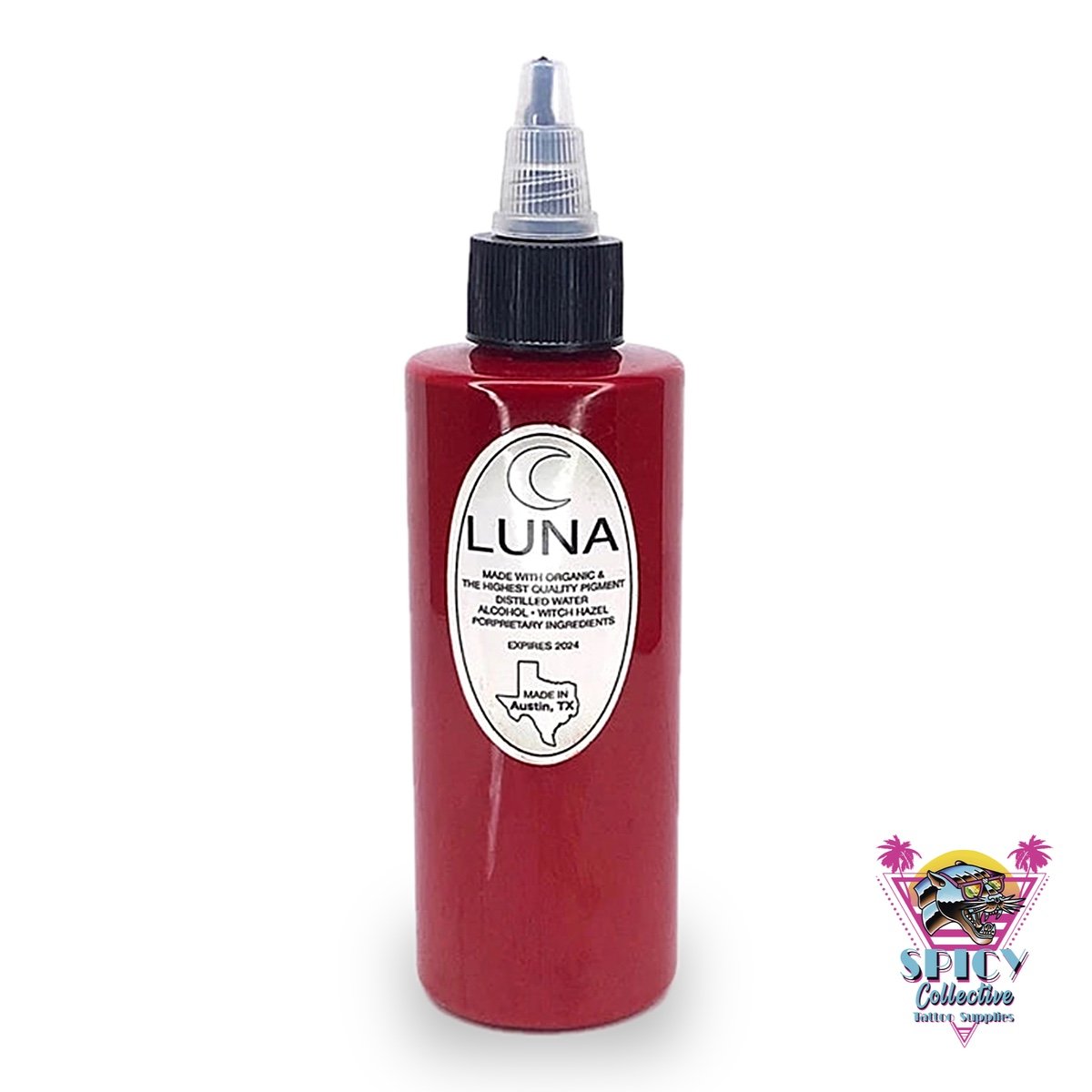 Luna Pigment Diablo Rojo Red – artist paint, not for tattooing