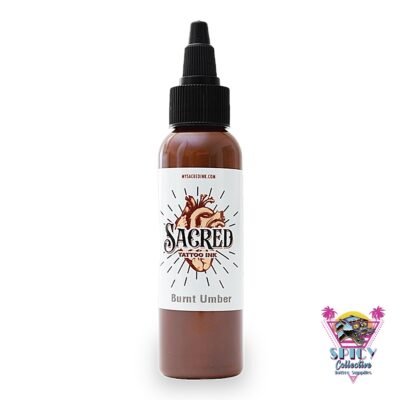 Sacred Ink Burnt Umber – artist paint, not for tattooing