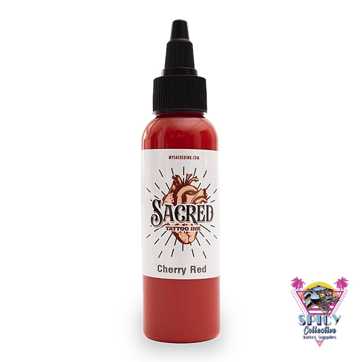 Sacred Ink Cherry Red – artist paint, not for tattooing