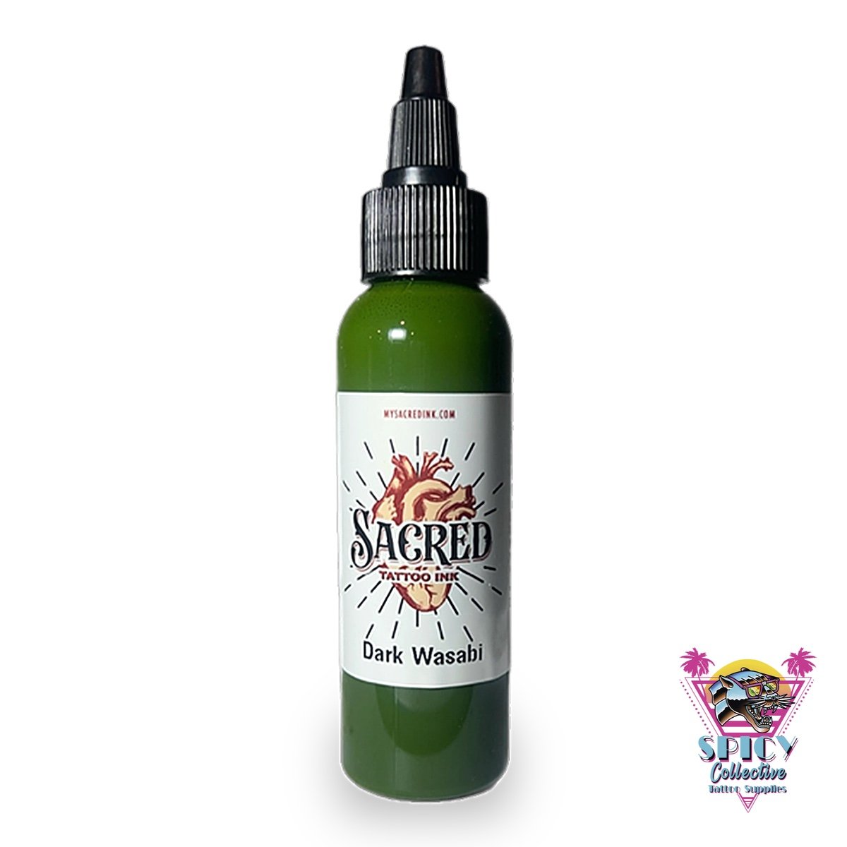 Sacred Ink Dark Wasabi – artist paint, not for tattooing