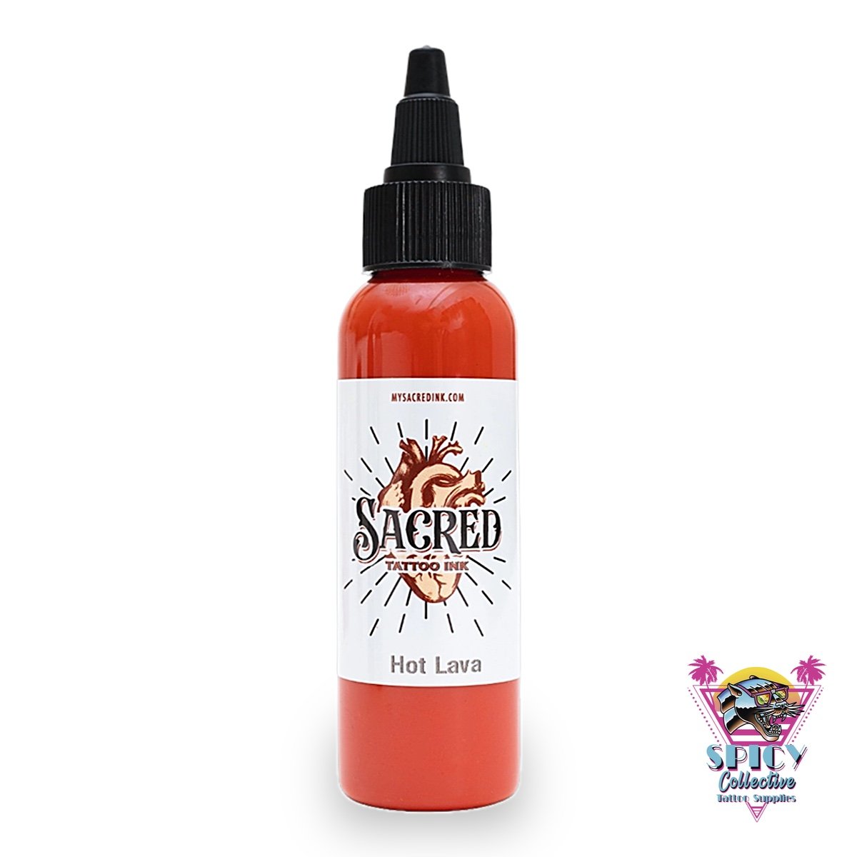 Sacred Ink Hot Lava – artist paint, not for tattooing