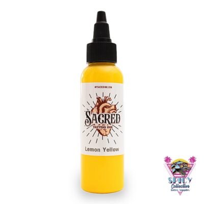Sacred Ink Lemon Yellow – artist paint, not for tattooing