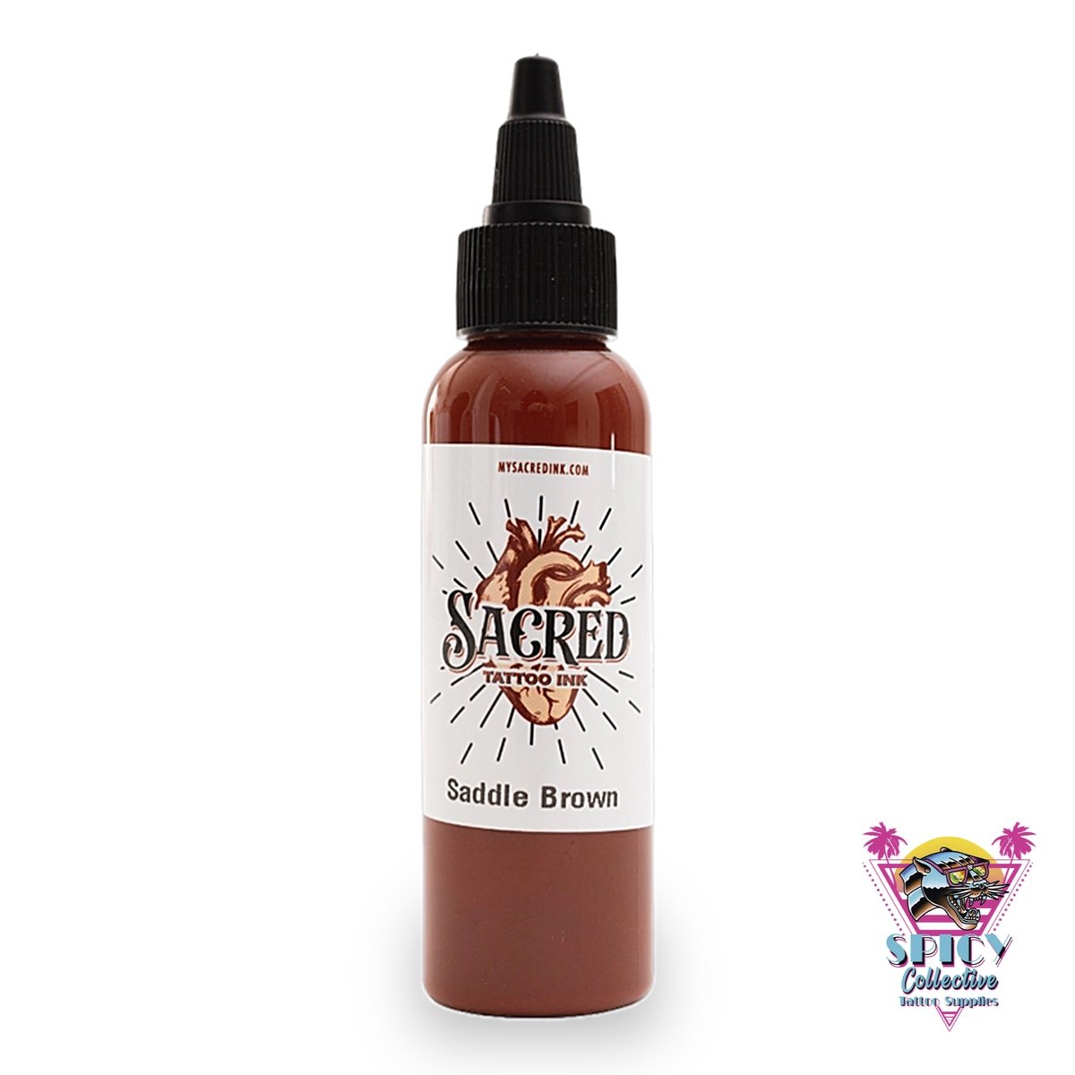 Sacred Ink Saddle Brown – artist paint, not for tattooing