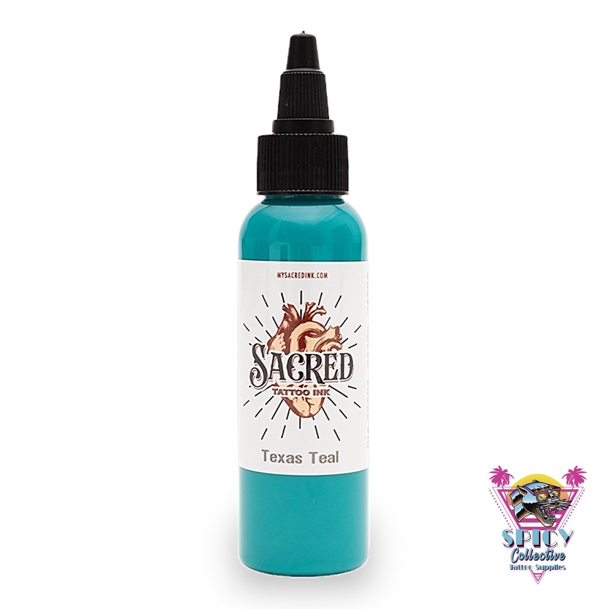 Sacred Ink Texas Teal – artist paint, not for tattooing